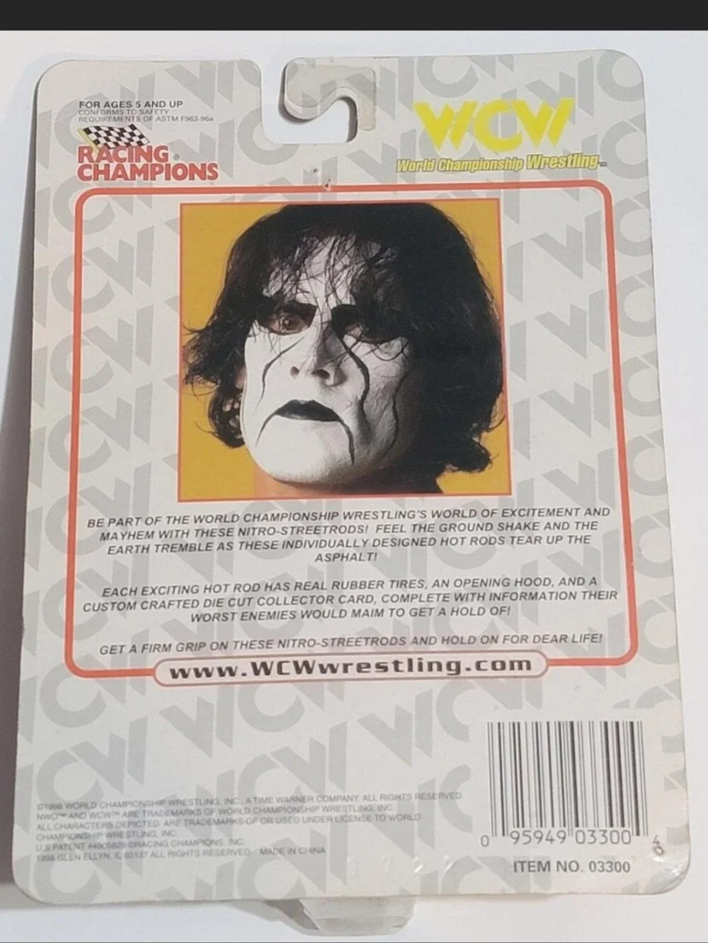 Booker T. WCW Nitro-Street Rods Die Cast Car by Racing Champions 1998